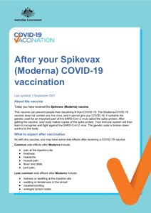 After Moderna Vaccine pdf